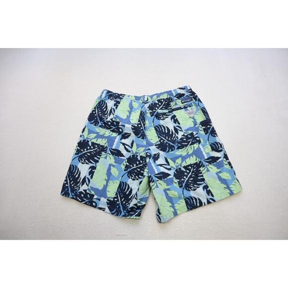Columbia PFG Swim Trunks Omni-Shade Fishing Shorts Floral 6" INS Mens Sz Medium - Picture 6 of 8